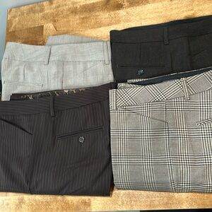 LOT 4 pairs Express editors pants size 8